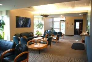 Oral surgeons patient lobby and registration