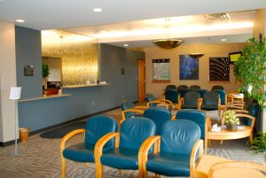 Patient lobby and registration for oral surgery patients